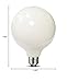 MRDENG Globe Light Bulbs 60 Watt Replacement for Decorative,E26 Dimmable Soft White Large G40(G125) 6Watt(60Watt Equivalent) LED Bulb,2700K(Warm) Pack of 1