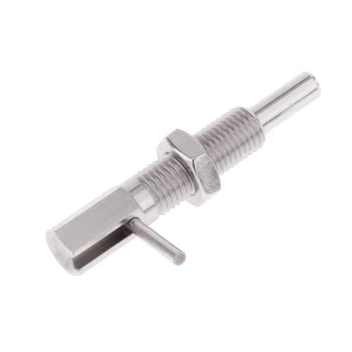 Esquirla Retractable Indexing Spring Plunger L Handle Assembly Durable Bolt Accessories Direct Replaces Indexing Plunger Pin with Nut, M16