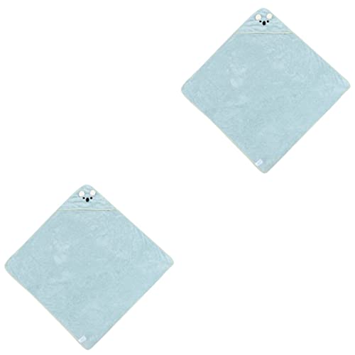 Holibanna 2 Uds Toalla De Baño para Bebé Manta Toallas para Niños Pequeños Toallas De Baño con Capucha para Niños Manta De Bambú Toalla para Bebé Toalla con Capucha para Niños