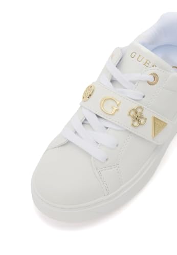 Guess Para Mujer. FLTDRIELE12 Zapatillas Drift Blanco (39), Plano, 1 A 3Cm, Cordones, Casual - 5