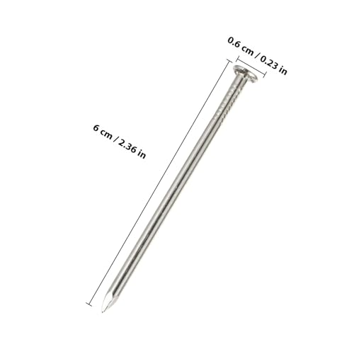 Kit de clavos de acero inoxidable, 460 piezas, 0,5-2,5 pulgadas miniatura 2