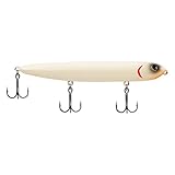 Berkley Drift Walker Topwater Fishing Lure, Bone, 1/2 oz, | 110mm Topwater, Tail Weighted Design Tuned for Casting Distance, Equipped with Fusion19 Hook