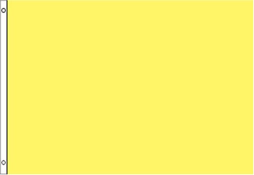 Bright Yellow 3x5 foot Flag poly nylon blend AVID flag brand AVIDTECH construction