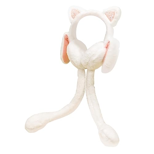 Homoyoyo Cute Bunny Ear Warmer Earmuffs for Women and Furry Winter Ear Covers for Cold Weather Earmuffs for Cozy Outdoor Use