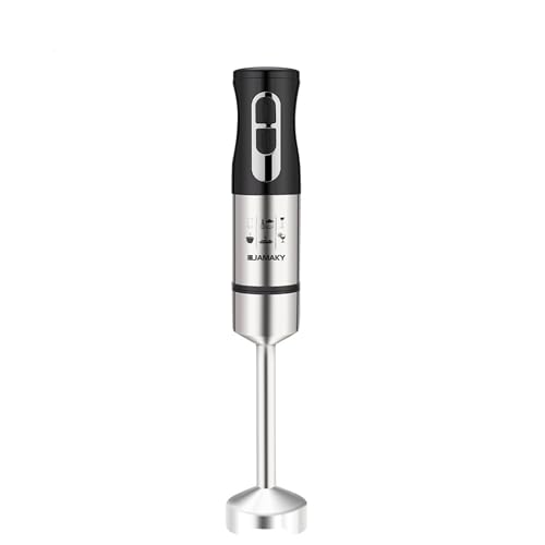 Hand Blender, Multi-Purpose Blenders For Kitchen, 2000W Stick Blender, 2 Blending Speeds, With Stainless Steel Blades, for Making Baby Food, Soups, Sauce (Black)