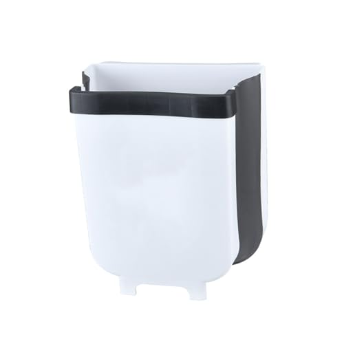 Caneca plegable para puerta de gabinete blanca rectangular