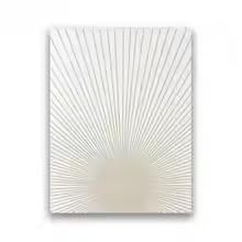 DIHANSM Abstrakte beige Geometrie-Poster, salbeigrüne Sonne, Mond, Blatt, Leinwandbild, Kunstdruck, Wandbilder, Wohnzimmer, Heimdekoration (60 x 80 cm x 3/Galerie-Rahmen)