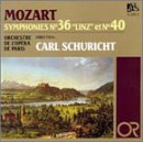 Symphonies 36 & 40 [Audio CD] Mozart and Schuricht