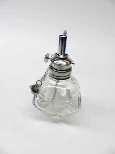 Miniatura 8 de Lámpara de alcohol Spirit Lamp Burner ajustable 316 mecha 4oz cera de vidrio facetado trabajo por JTS