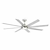 CENTURY es un ventilador de techo con motor DC dispone de 6 velocidades regulables con un consumo de 4.7-7.6-11.6-17-24.8-35W y 60-80-95-110-125-140 revoluciones por minuto según velocidad.