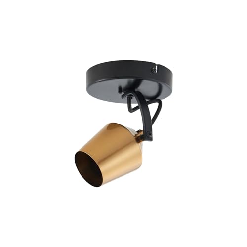 Lindby Foco Sylveria (Moderno) en Dorado hecho de Metal e.o. para Salón & Comedor (1 llama, GU10) foco empotrado lámpara techo pared