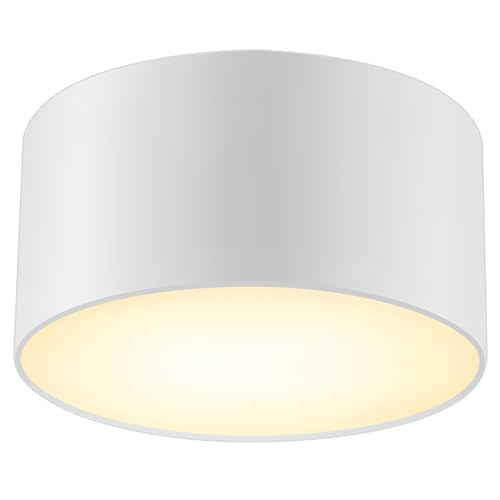 szbritelight シーリングライト 小型 ミニ 60W形相当 10W 850lm 3000K シーリングダウンライト コンパクト 省エネ 簡易取付 工事不要 天井照明 led照明器具 引掛シーリング取付 2-3畳適用 トイレ 洗面所 玄関 和室 廊下 キッチン 脱衣所 (ホワイト 電球色)