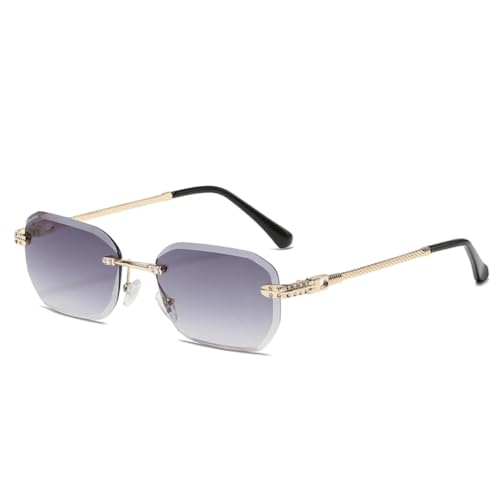 Lunettes de soleil sans monture femme verres dégradés parfaites pour les terrasses en ville