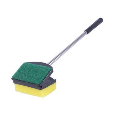 Kit de limpeza de aquário: Limpador de vidro Espuma esponja e raspador 35cm + Peneira/Rede n4+ Sifão