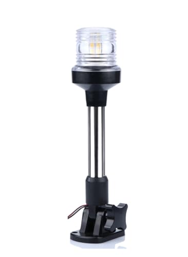 Luz de navegación barco 12V LED plegable 25cm lámpara señal yate