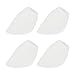 SEWACC 4Pcs Plastic Lampshade White Lamp Cover Horseshoe Lampshade Replacement for Multi- head Stand up Lamp Bedroom Light
