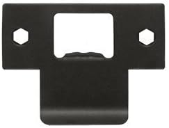 Deltana TSPE200U10B Strike Plate 2-3/4 x 2-1/8 Extended Lip T-Strike Plate, Pack Of 5