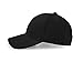 UltraKey Suede Baseball Cap, Unisex Faux Suede Leather Classic Adjustable Plain Hat Baseball Cap(Black)