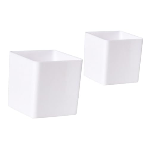 KONTONTY 2 Piezas Bote de Almacenamiento de Agua Tazas de lápiz Plantas macetas de vivero macetas al Aire Maceta de autorriego Jardinera de riego automático páginas