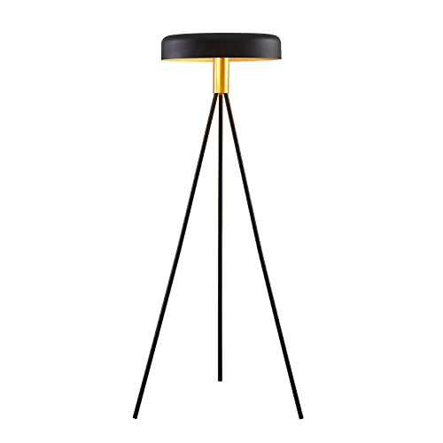 Lucande Lampadaire Filoreta (Moderne) en Noir Métal e. a. pour Salon & Salle à manger (à 3 lampes, E27), lampe sur pied design, pied, de salon lampadaire éclairage Cover