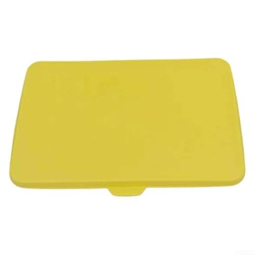 SMZhomeone Protection d'écran en silicone pour Thermomix TM7 - Étanche - Anti-poussière - Protection d'écran tactile facile à nettoyer - Noir - 24,7 x 18,2 cm - Pour la cuisine (jaune)