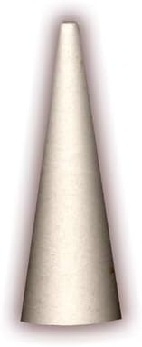 National Artcraft Heavyweight 7 Inch Cardboard Craft Cone with 3/16 Inch Hole in The Top - Perfect for Angels, Dolls and Tree Toppers