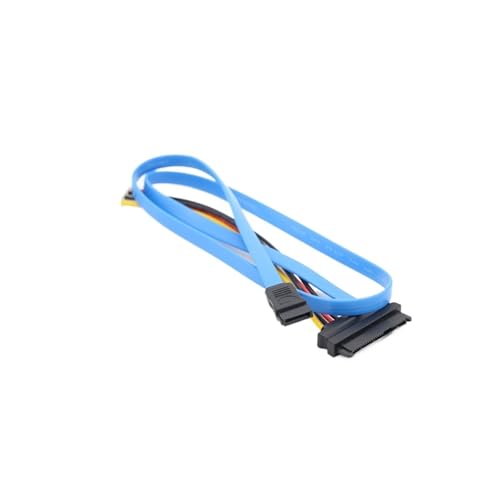 Cable adaptador SATA 7 Pin a S/AS 29 Pin con alimentación 4 Pin miniatura 2