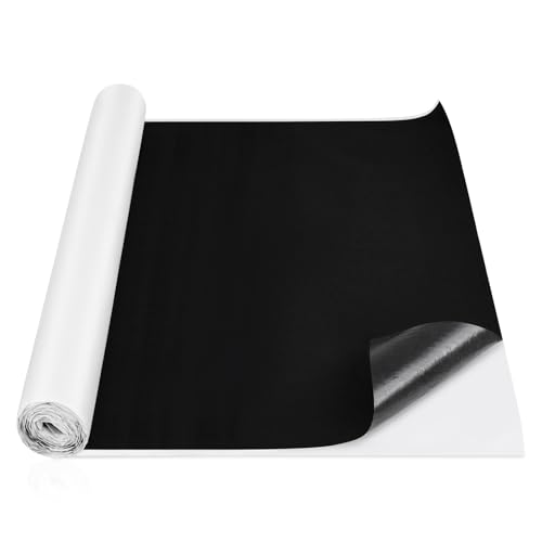 Nuanchu 51.6 sq ft 47.2 x 157.5 in Black Underfelt Carpet with Adhesive Back for Speaker Sub Box, Underfelt Carpet for RV, Boat, Marine, Auto, Truck, Car Trunk, Door Liner, Desk