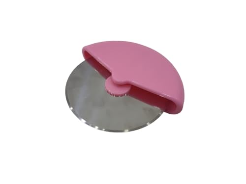 Image of Pizza Cutter Roll Cutting Wheel Pizza Cutter, Sandwich Cutter for Home - RA076 - Pink