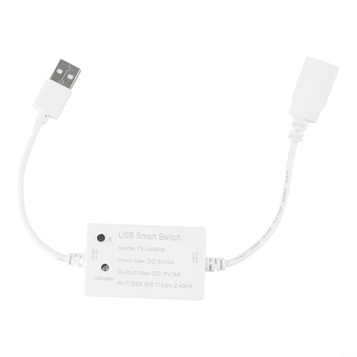 GANCEI GANCEI USB-Smart-Switch, WLAN-Controller, für Tuya-Leistungsschalter, Timer mit App-Fernbedienung, Sprachsteuerung für Heimautomation