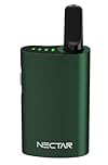 510 Vape Battery with Refillable Cartridge | Nectar Honeybee 2.0 + 2 Years Warranty | USB-C Charging Port, Variable Power, Ceramic Coil & 800mah Battery (Special Edition - Alpine Green)