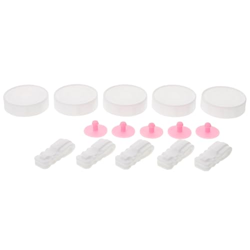 Abaodam Juego de 15 Piezas de Tapones y Clips para Bolsas de Vacío, Accesorios Aplicables Válvula y Silicona, Cierre Hermético para Almacenamiento y Compresión de Ropa en Hogar y Viaje