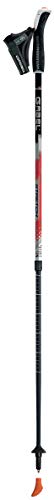 Gabel Stretch Nordic Walking Sticks Unisex – Adulto, Antracita/Rojo, Longitud Ajustable