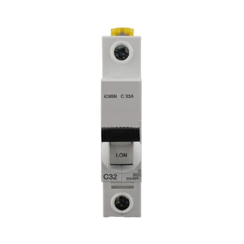 Mini disyuntor Acti9 Tipo C IC65N 1P C32A A9F18132 para control de circuitos 2