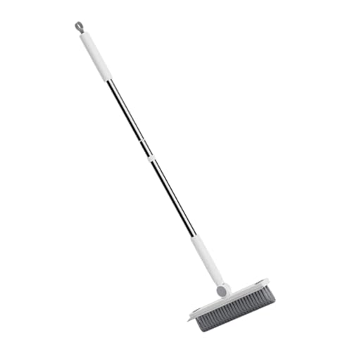 HAPINARY Multi Function Long Handle Cleaning Brush for Home Use Rotating Floor Broom for Indoor Sweeping Dust Removal and Water Scraping Color