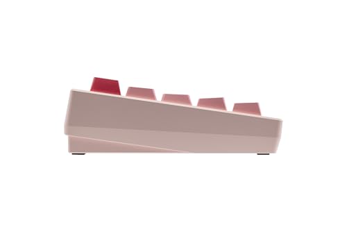 Image of KEEBMONKEY WOBKEY Zen 65 65% Quick Release Wireless Mechanical Keyboard with RGB, CNC Aluminum Case, Hot-Swappable, VIA Support, BT /2.4G /USB-C Gaming Keyboard for Mac /Windows (Lite Pink)