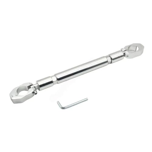 Barre d'equilibre universelle moto guidon reglable argent adaptable