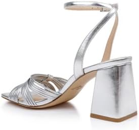 Jewel Badgley Mischka Michelle Metallic Strappy Block Heels - Image 7