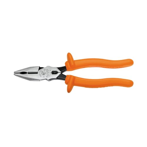 Insulated Universal Combination Pliers, Side Cutters with Crimper, 8-Inch Klein Tools 12098-INS
