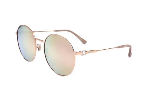 JIMMY CHOO-Kat/G/Sk 0Ddb/Sq Round Sunglasses Gold Copper