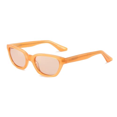 Lunettes de soleil polarisées anti-reflets monture fine acétate protection UV400