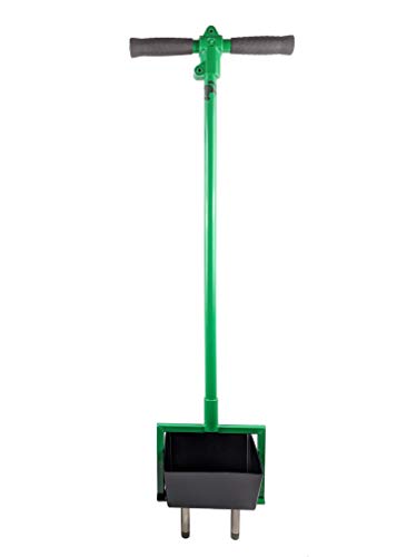 Preisvergleich Produktbild Rasenlüfter / Aerifizierer mit Auffangwanne (Stiellänge 95cm, Spoon 20) (95)