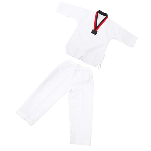 Uniforme de Taekwondo anti-transpiration, dobok en coton-polyester pour débutant