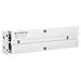 Baomain TN10x100 Double Rod Pneumatic Air Cylinder,0.39 inch(10 mm),Stroke 3.93 inch(100 mm), Double-Acting,Aluminum Body for Industrial Automation