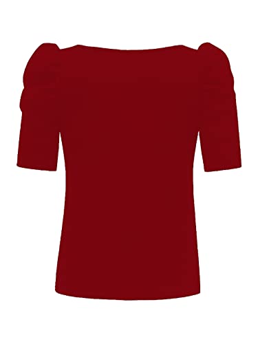 Image of Shasmi Women's Polyester Solid Slim Fit T-Shirt