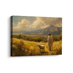 Affiche Chemin du Berger impression sur toile 50x70cm avec cadre