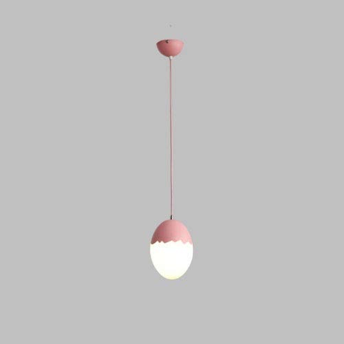 Lustre en verre clair en forme d'œuf pour chambre et hôtel