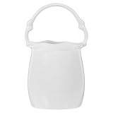 SHINEOFI Organizador de Utensilios de Cocina de Cerámica Blanca Escurridor Compacto para Cubiertos Soporte Multifuncional para Cucharas Tenedores y Palillos Ahorro de Espacio para Encimera