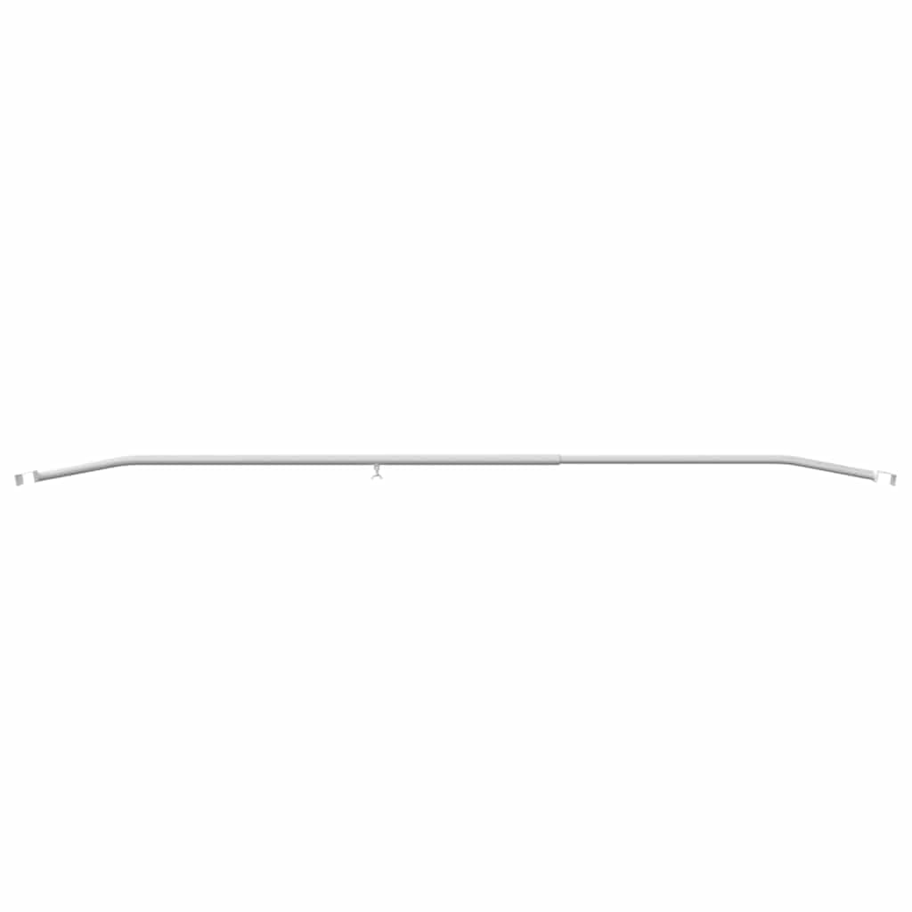 Soporte de aluminio de 3 piezas, ajustable 130-210 cm, plateado, resistente a la intemperie y a la corrosión, ideal para remolques, taller, garaje, fijación robusta y uso práctico