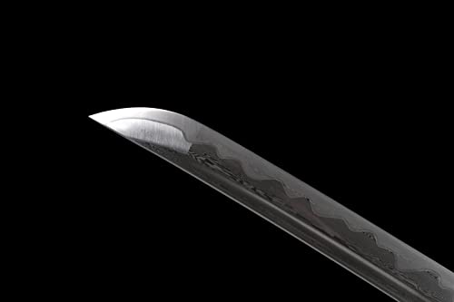 Handmade Katana Sword Fully Hand Forged Damascus Folded Steel Japanese Samurai Sword Full Tang Real Sharp Blade #TOP3